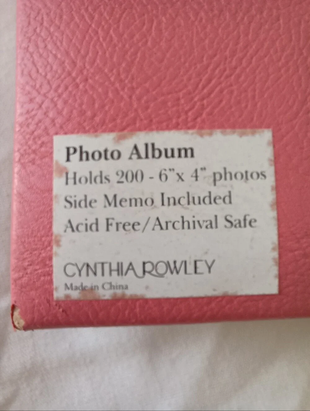 3/$25 SALE Cynthia Rowley Photo Album 50 Pgs Holds 200 4x6 Photos